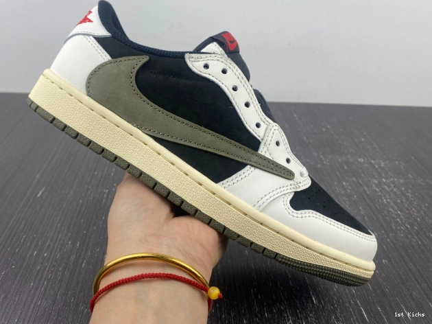OG 1 Air DZ4137-106 WMNS Olive Jordan x Scott Low Travis 0520